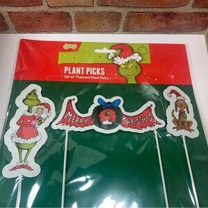 Dr Seuss, The Grinch Plant Picks